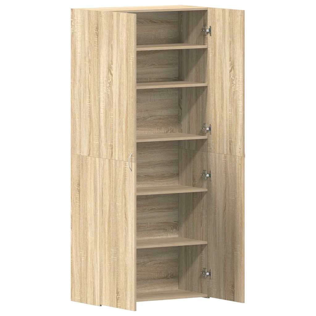 Ormar za cipele Smeđa 80 x 35.5 x 180 cm Konstruirano drvo