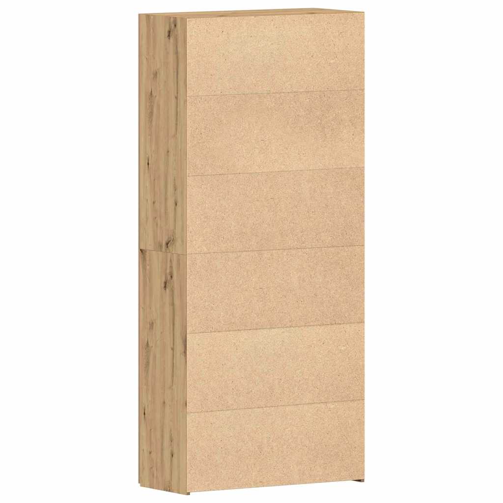 Ormar za cipele 80 x 35.5 x 180 cm Konstruirano drvo Smeđa