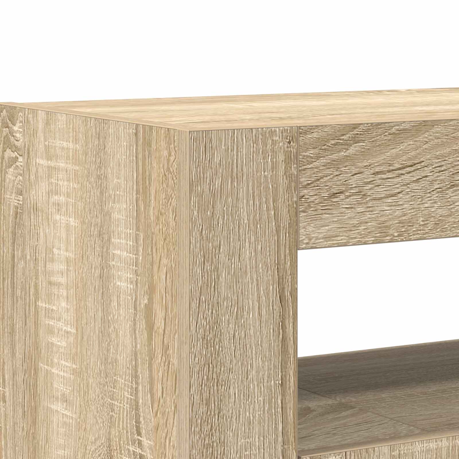 Kreveta Sonoma hrast 116 x 30 x 75 cm Konstruirano drvo