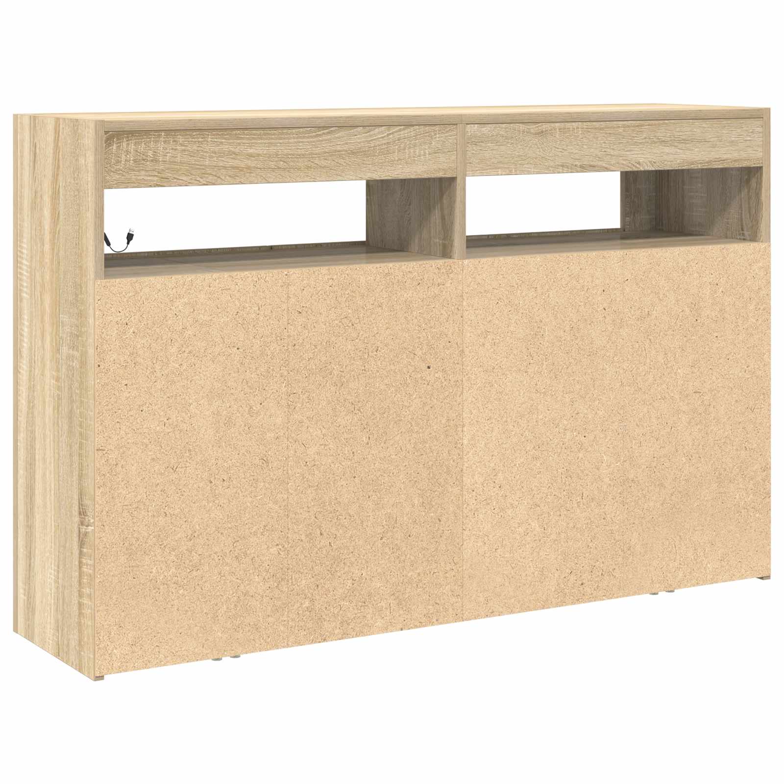 Kreveta Sonoma hrast 116 x 30 x 75 cm Konstruirano drvo