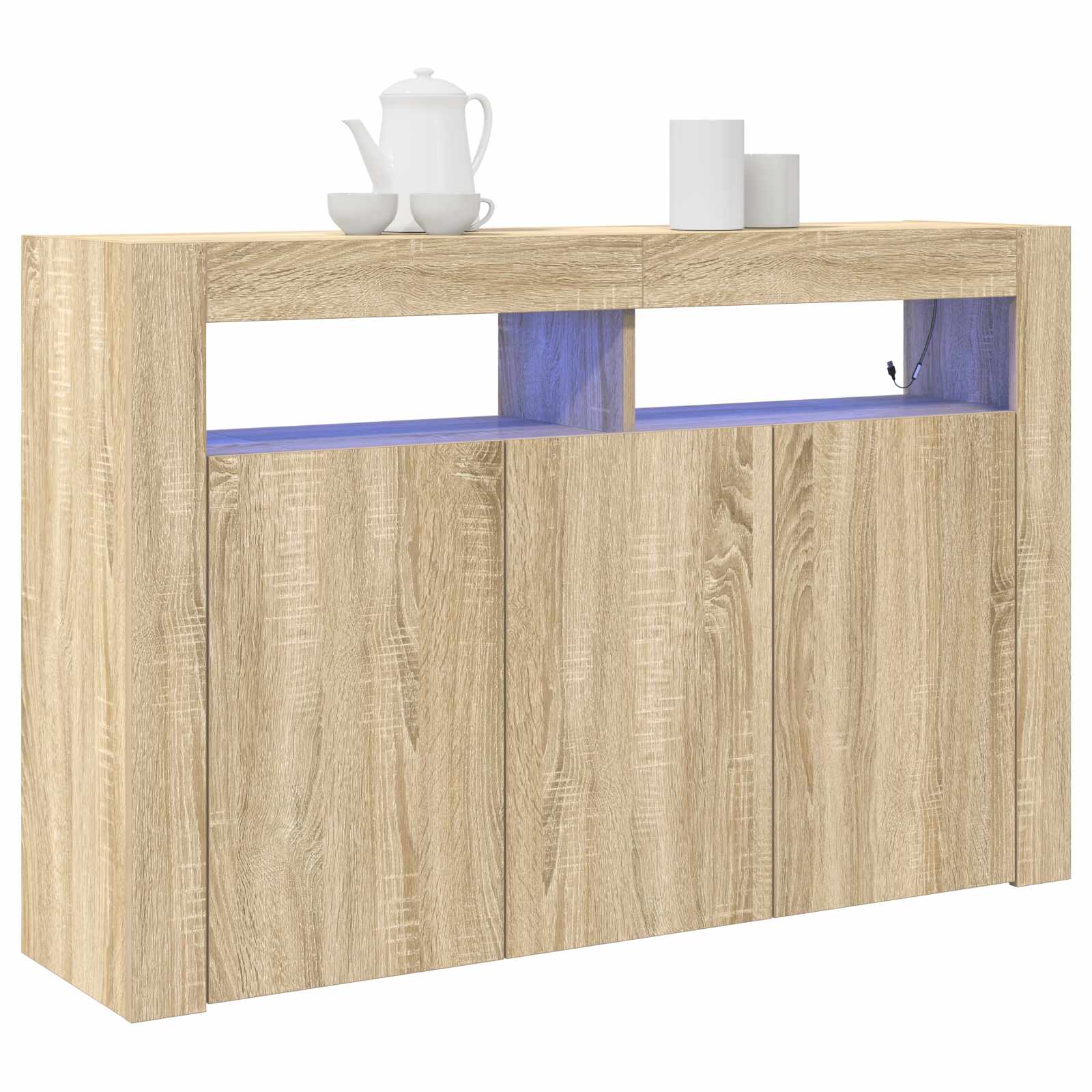 Kreveta Sonoma hrast 116 x 30 x 75 cm Konstruirano drvo