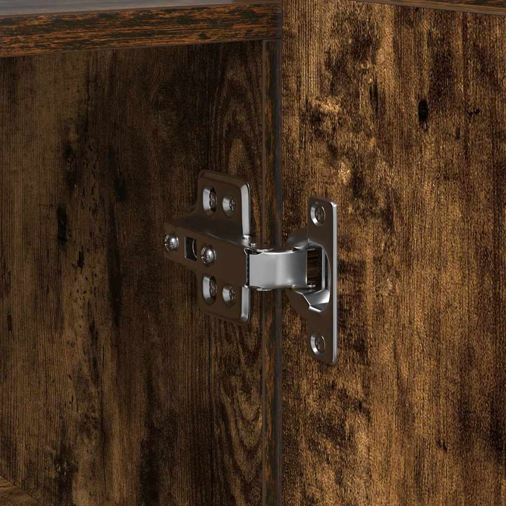 Kreveta Dimljeni hrast 116 x 30 x 75 cm Konstruirano drvo