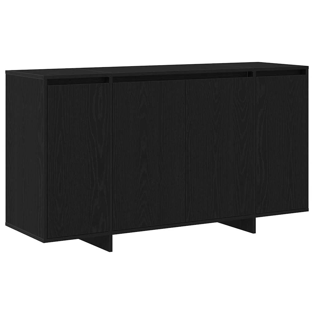 Kreveta Crni hrast 135 x 41 x 75 cm Konstruirano drvo