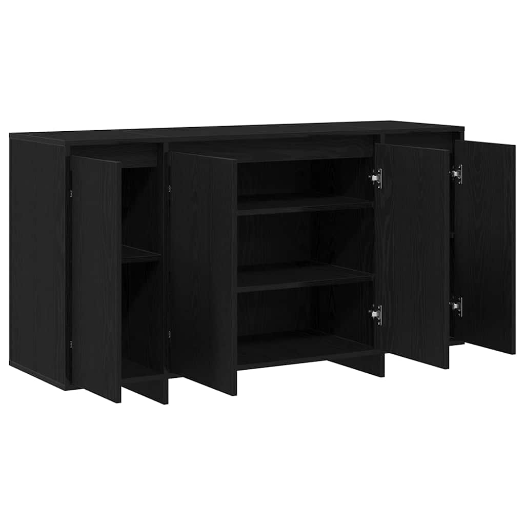 Kreveta Crni hrast 135 x 41 x 75 cm Konstruirano drvo