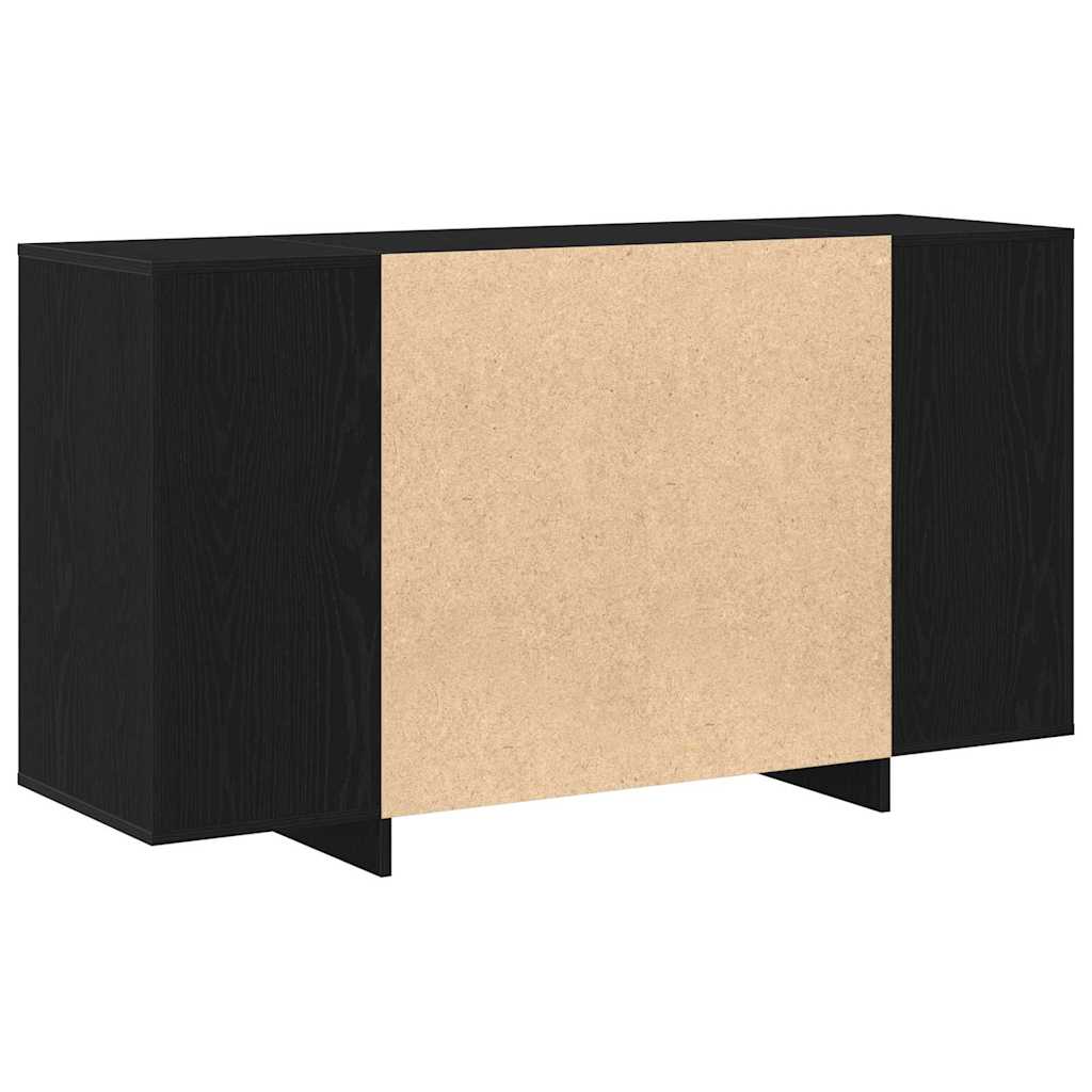 Kreveta Crni hrast 135 x 41 x 75 cm Konstruirano drvo