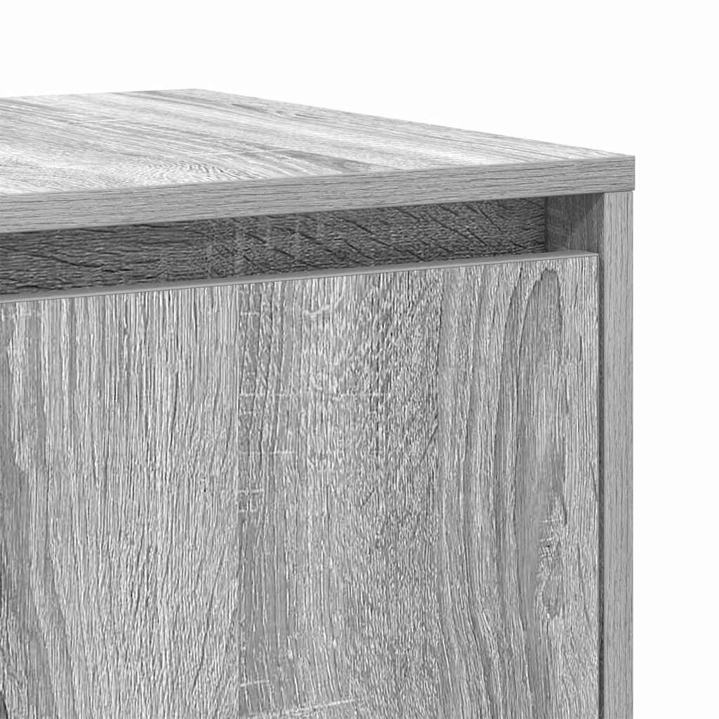 Kreveta Sivi hrast sonoma 120 x 41 x 75 cm Konstruirano drvo
