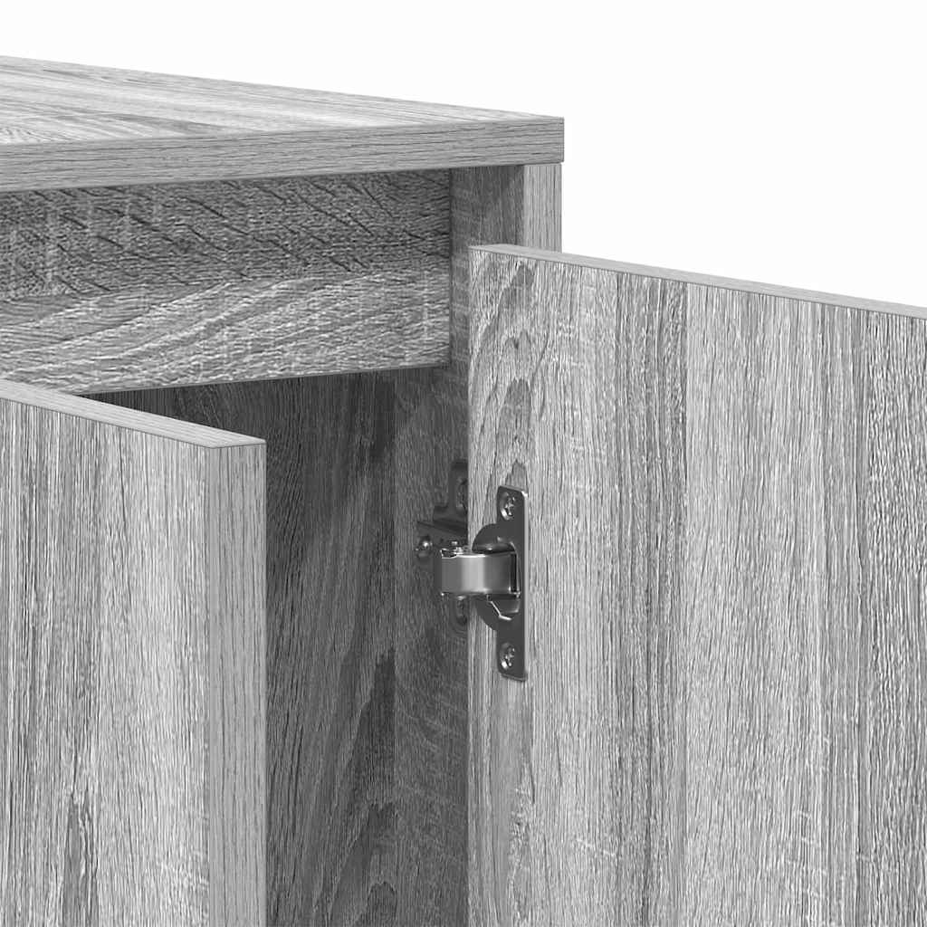 Kreveta Sivi hrast sonoma 120 x 41 x 75 cm Konstruirano drvo