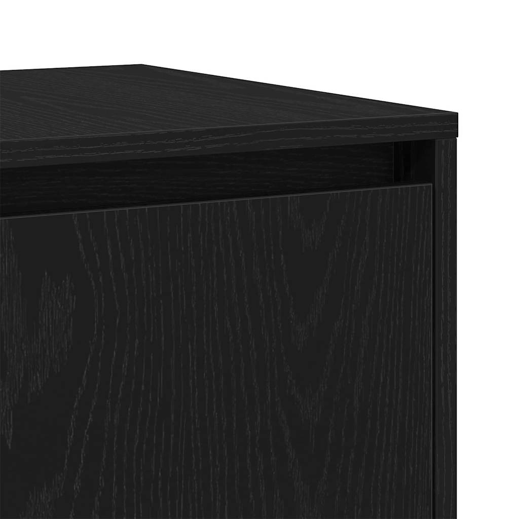 Kreveta Crni hrast 120 x 41 x 75 cm Konstruirano drvo