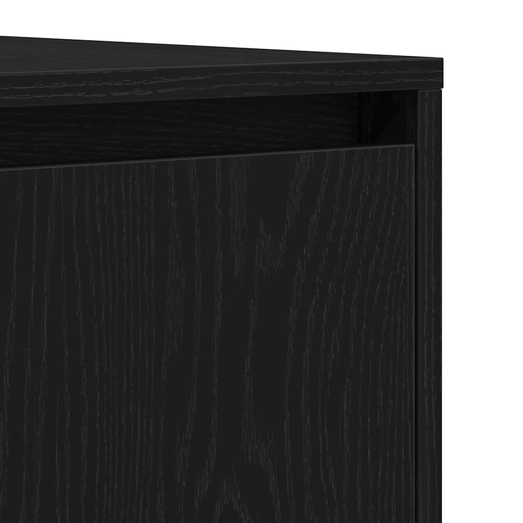 Kreveta Crni hrast 120 x 41 x 75 cm Konstruirano drvo