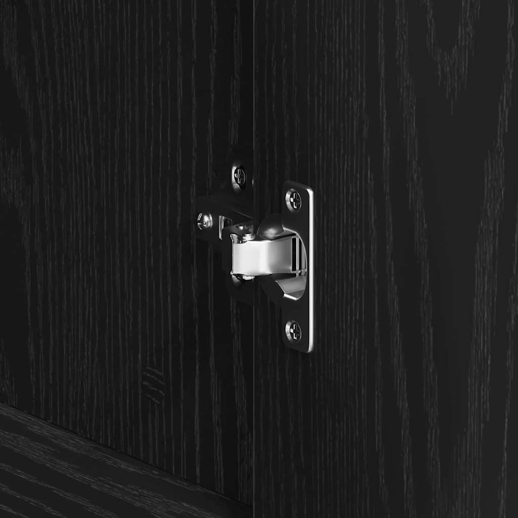 Kreveta Crni hrast 120 x 41 x 75 cm Konstruirano drvo