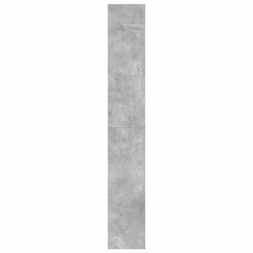 Ormarić za knjige s policom Betonski sivi 80 x 30 x 198 cm