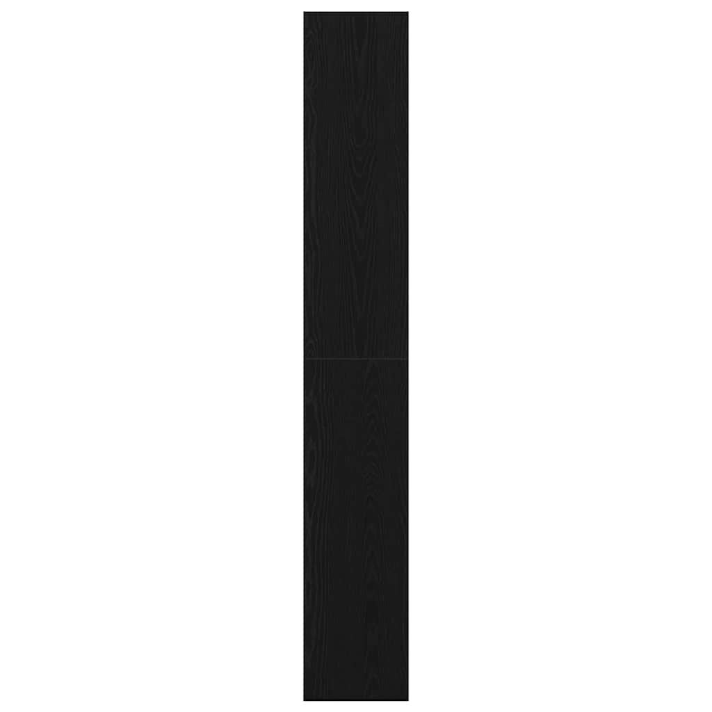 Ormarić za knjige Crni hrast 80 x 30 x 198 cm Konstruirano drvo