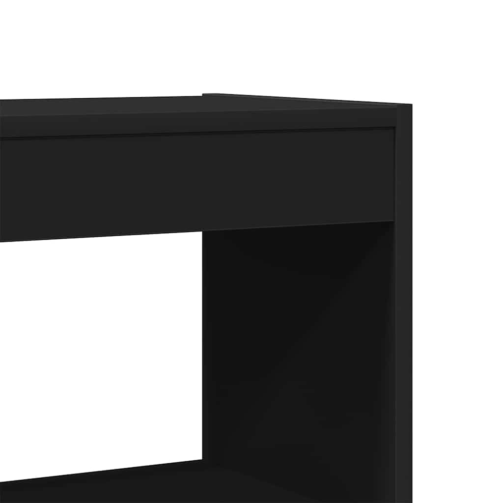 Ormarić za knjige Crna 100 x 30 x 198 cm Konstruirano drvo