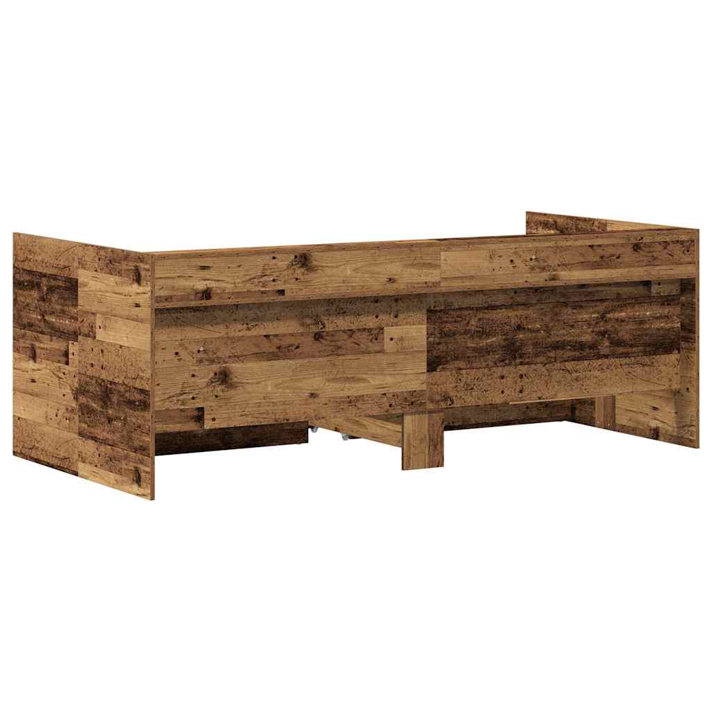 Krevet na dan Staro drvo 90 x 190 cm Konstruirano drvo