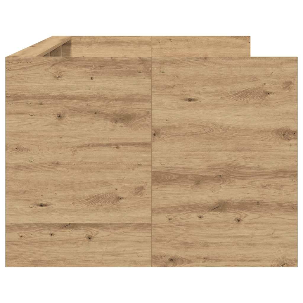 Krevet na dan Umjetnički hrast 75 x 190 cm Konstruirano drvo
