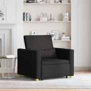 Sofa na razvlačenje Singl Crna 90 x 165 x 87 cm tkanina