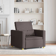 Sofa na razvlačenje Singl Tamno smeđa 90 x 165 x 87 cm tkanina