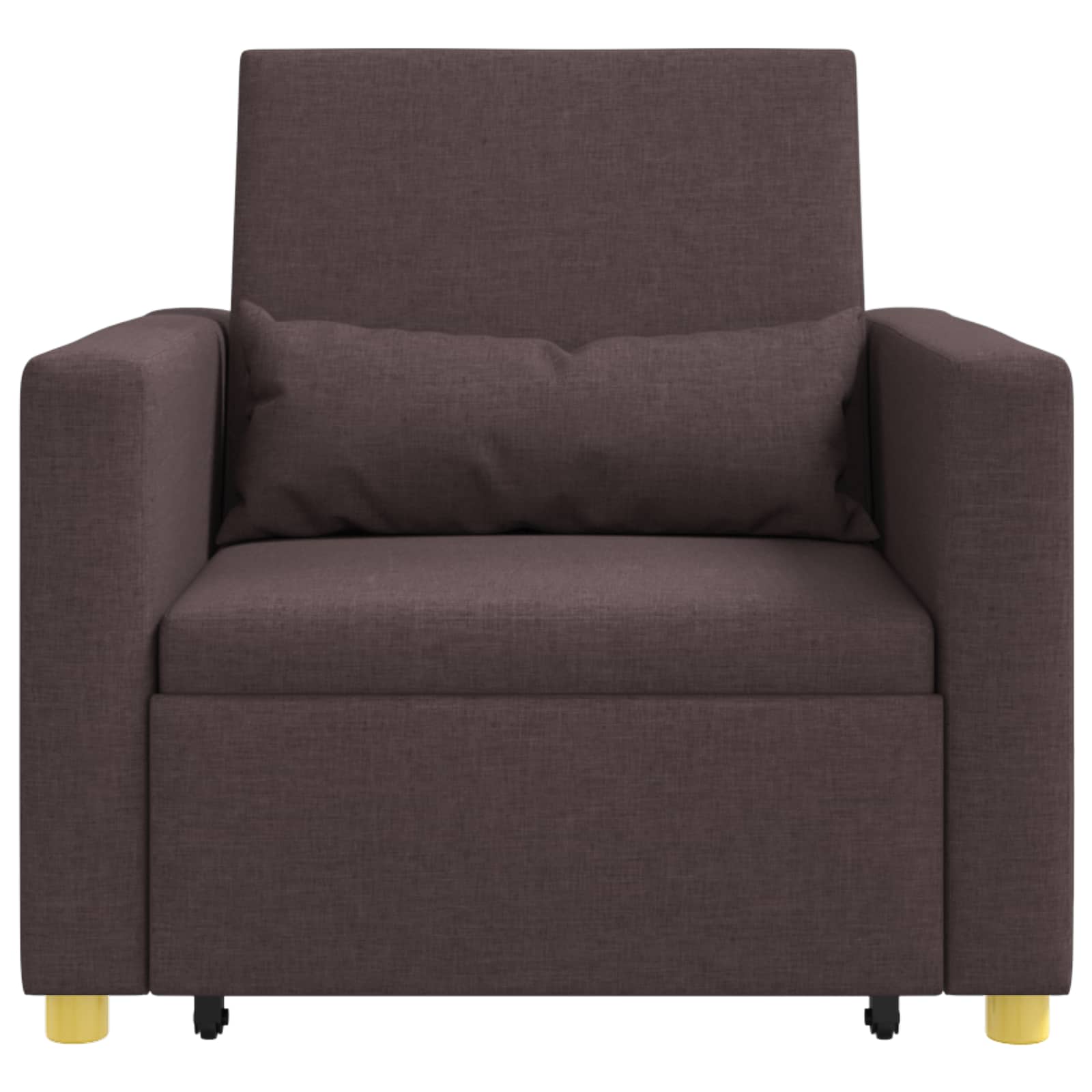 Sofa na razvlačenje Singl Tamno smeđa 90 x 165 x 87 cm tkanina