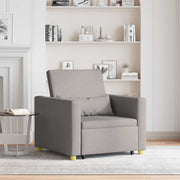 Sofa na razvlačenje Singl Sivo-smeđa 90 x 165 x 87 cm tkanina