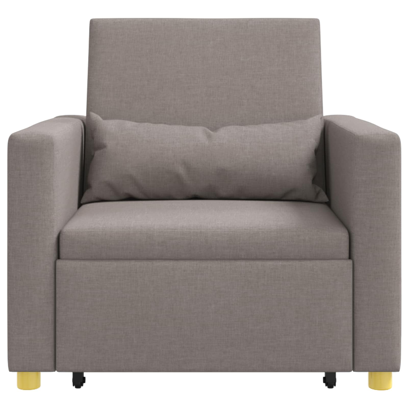 Sofa na razvlačenje Singl Sivo-smeđa 90 x 165 x 87 cm tkanina