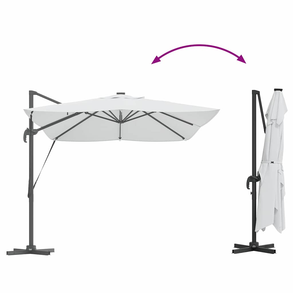 Suncobran Pijesak 352 x 251 x 265 cm Poliester i aluminij