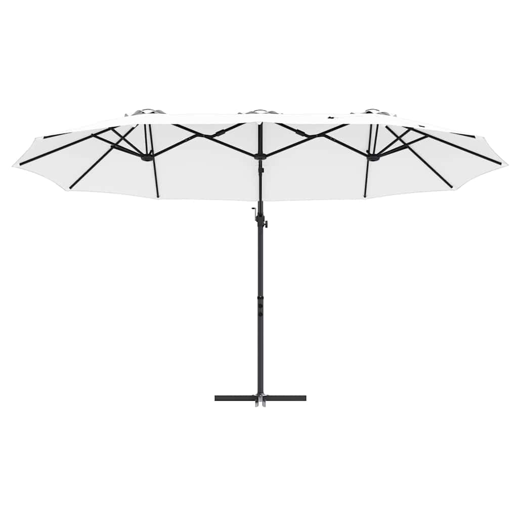 Suncobran Pijesak 372 x 198 x 243 cm Poliester i aluminij