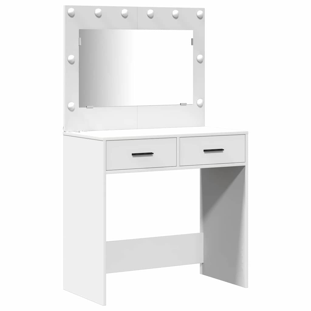 Toaletni stol Bijelo 78.5 x 41 x 135 cm Konstruirano drvo
