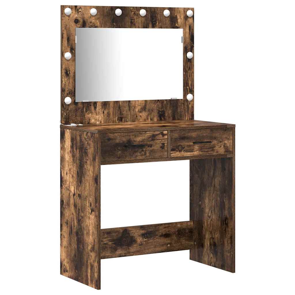 Toaletni stol Smeđa 78.5 x 41 x 135 cm Konstruirano drvo