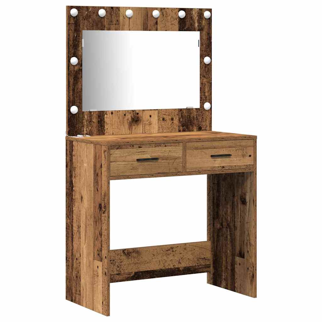Toaletni stol Smeđa 78.5 x 41 x 135 cm Konstruirano drvo