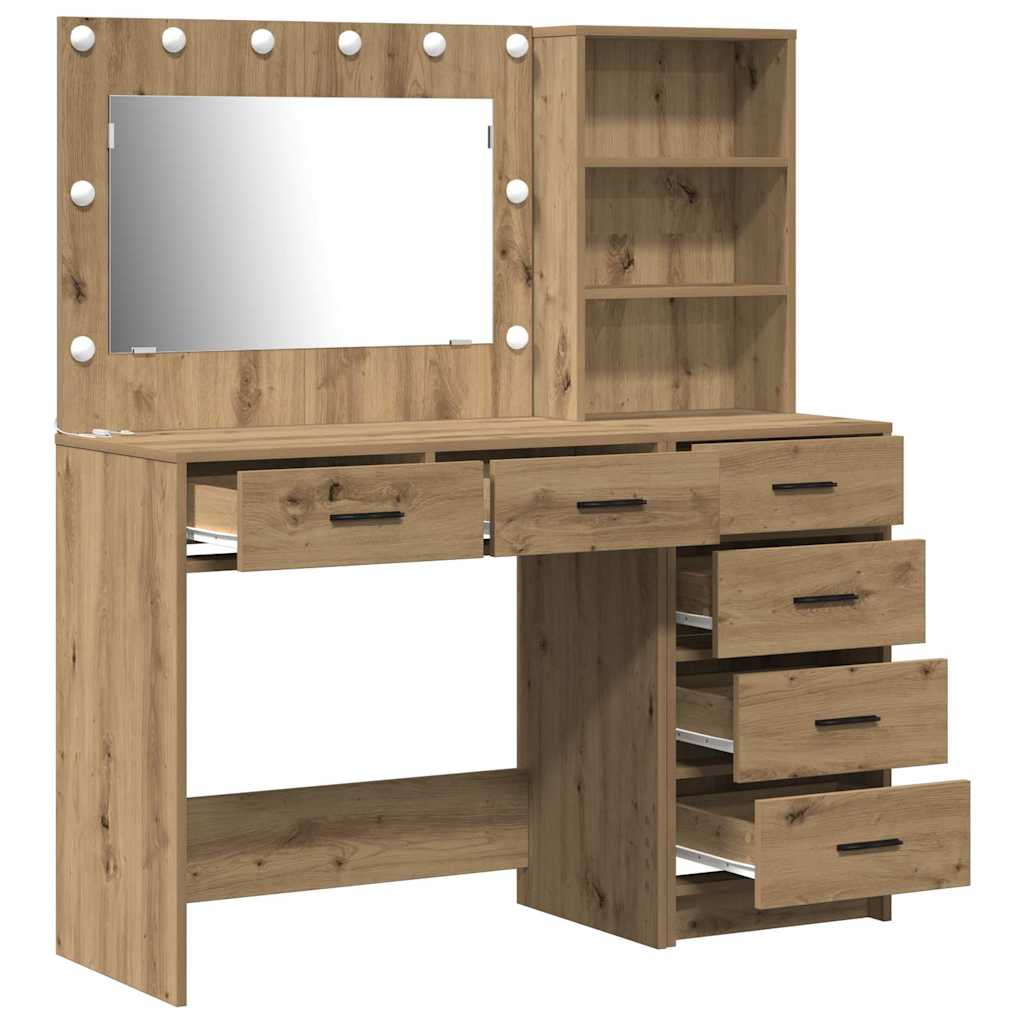 Toaletni stol Smeđa 78.5 x 41 x 135 cm Konstruirano drvo