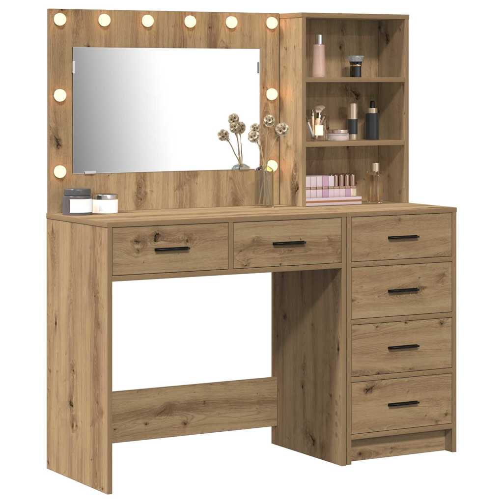Toaletni stol Smeđa 78.5 x 41 x 135 cm Konstruirano drvo