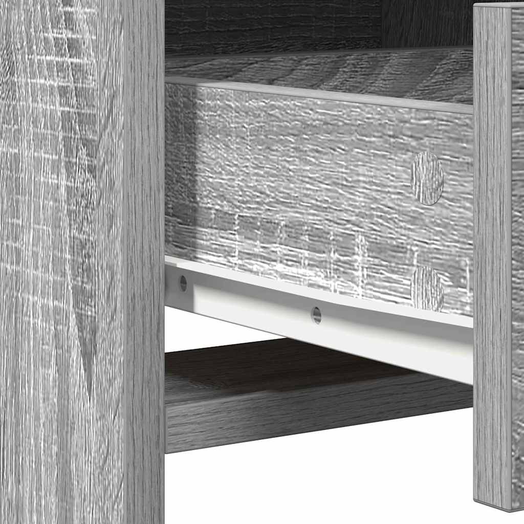 Toaletni stol 2 pcs Siva 50 x 41 x 135 cm Konstruirano drvo
