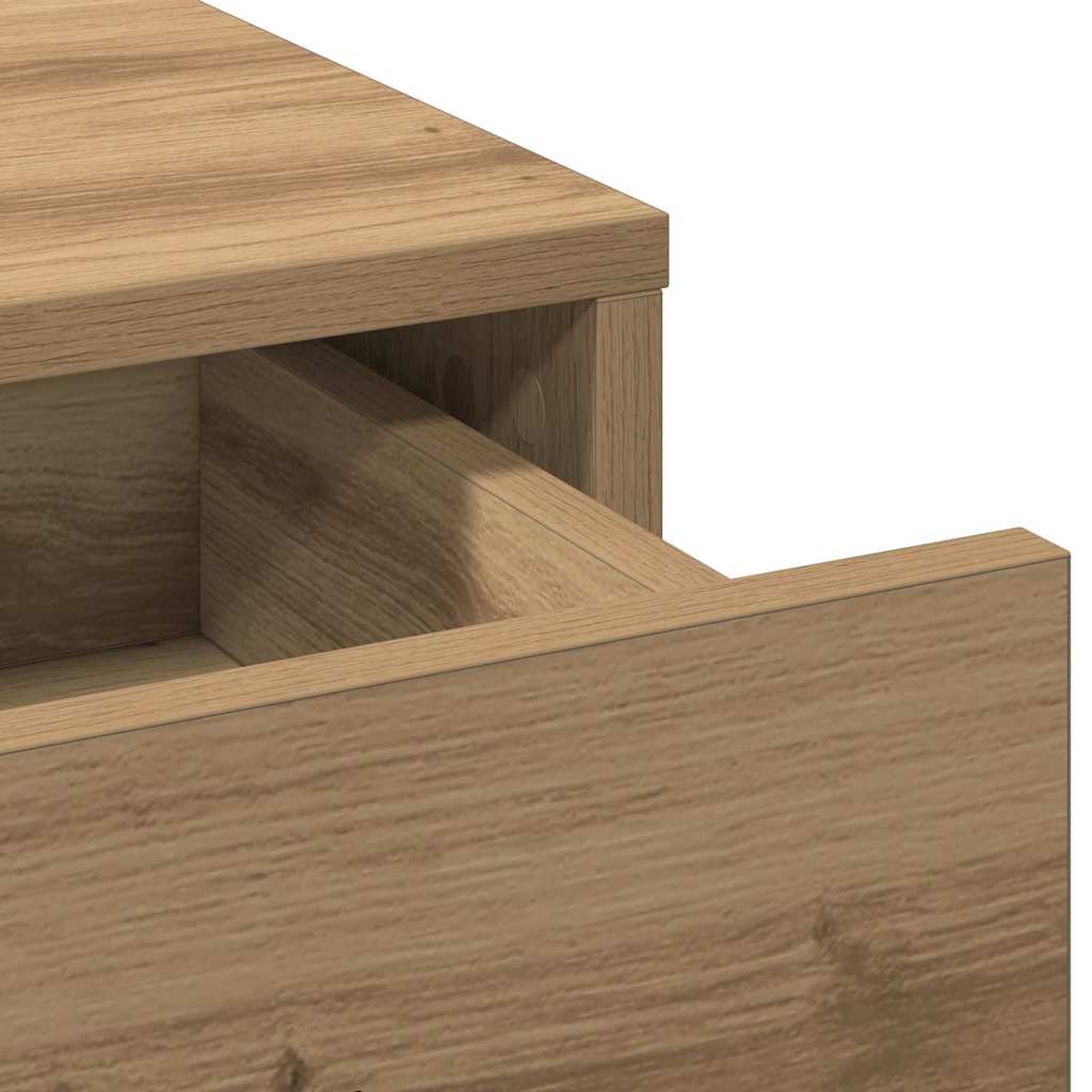 Toaletni stol 3 pcs Smeđa 40 x 41 x 135 cm Konstruirano drvo
