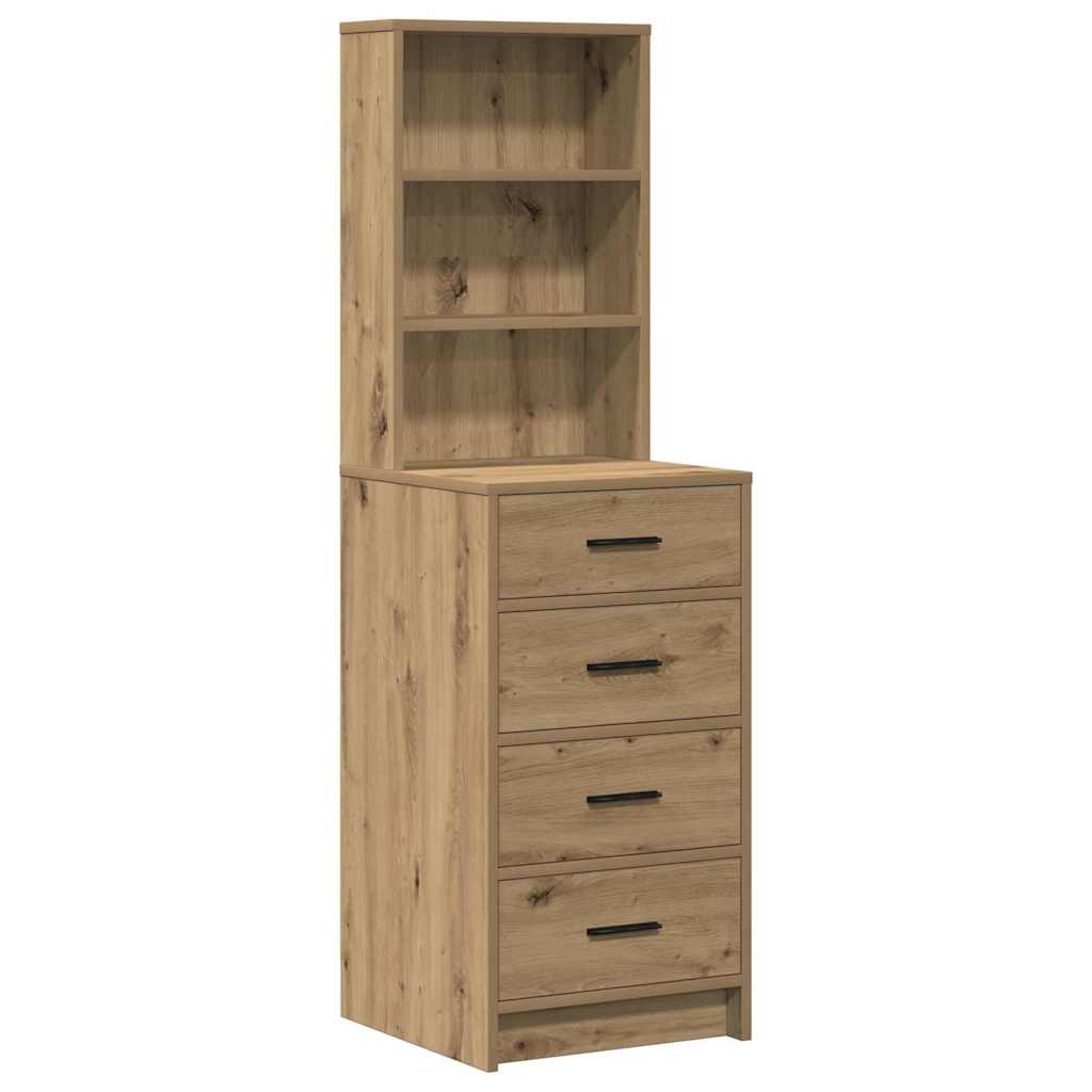 Toaletni stol 3 pcs Smeđa 40 x 41 x 135 cm Konstruirano drvo
