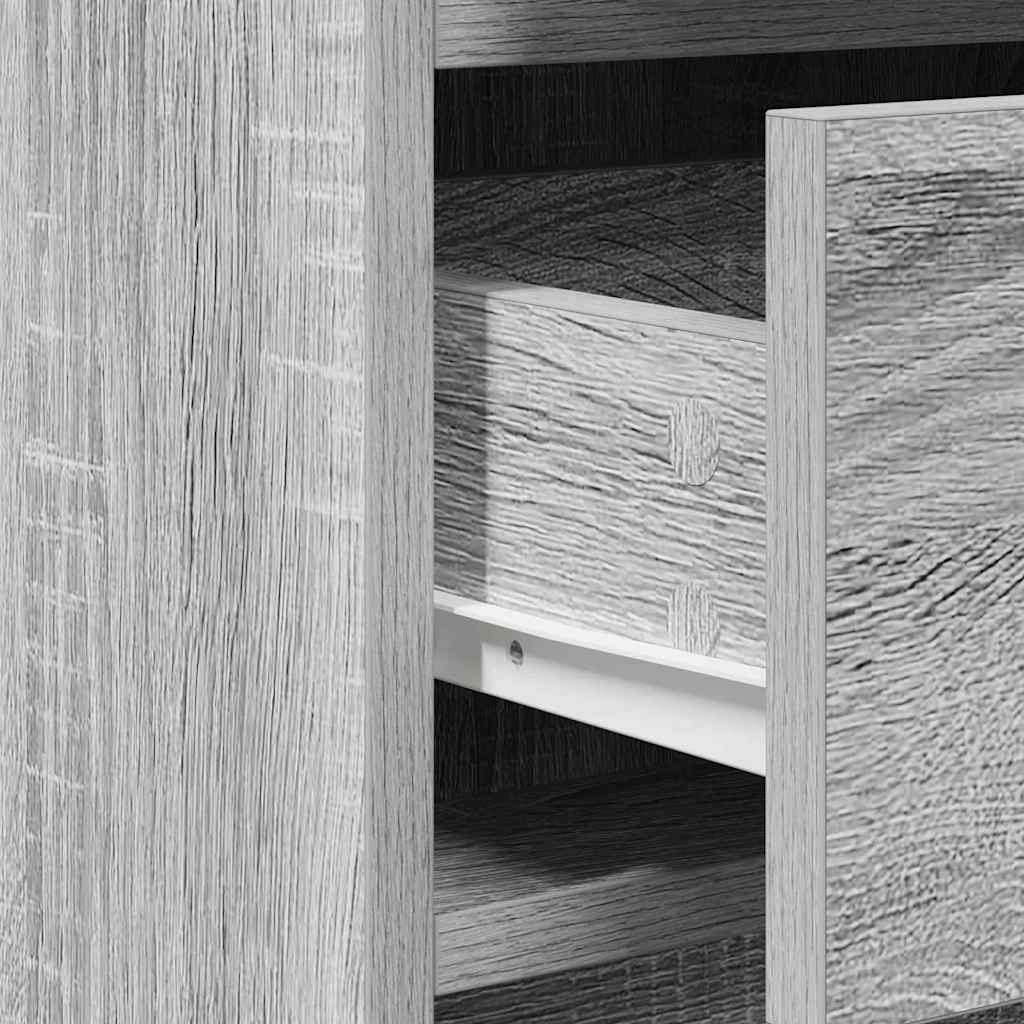 Toaletni stol 2 pcs Siva 50 x 41 x 135 cm Konstruirano drvo