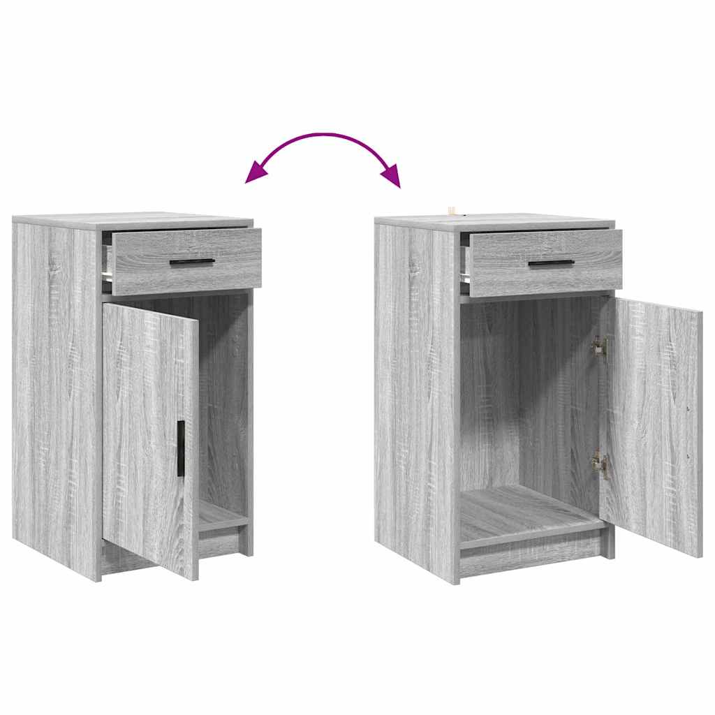 Toaletni stol 2 pcs Siva 50 x 41 x 135 cm Konstruirano drvo