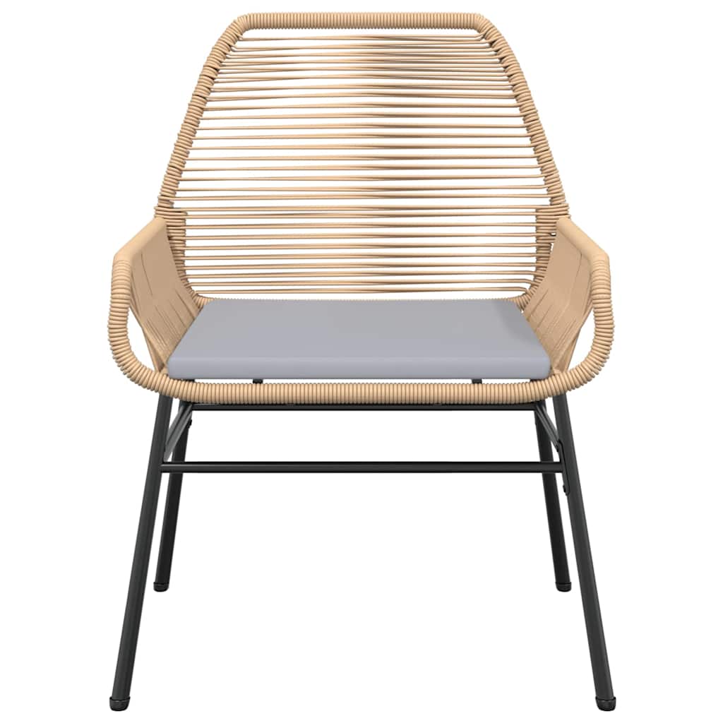 9-dijelni vrtni blagovaonski set s jastucima poliratan i staklo