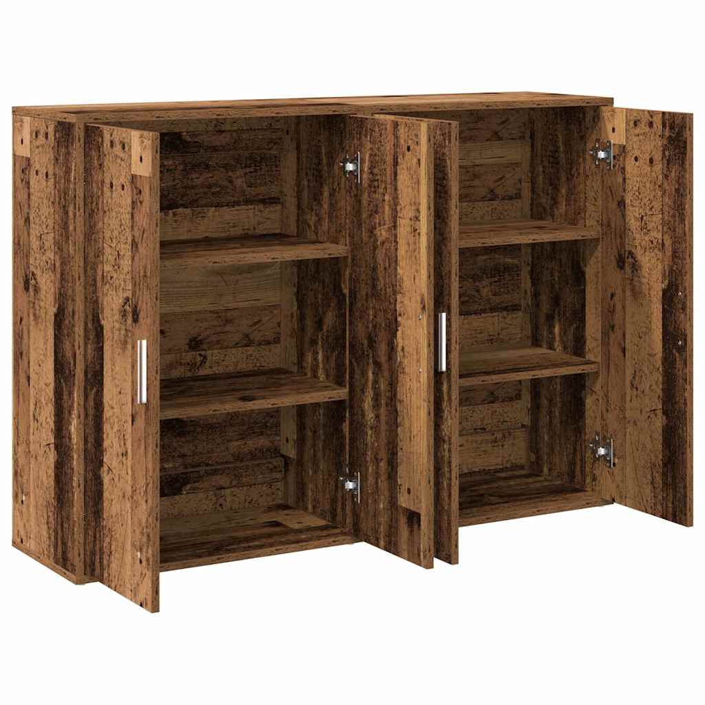 Kreveta 2 pcs Staro drvo 60 x 31 x 84 cm Konstruirano drvo
