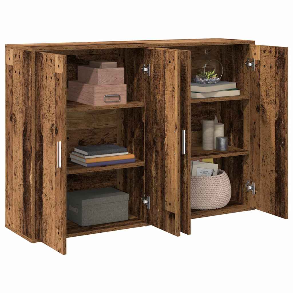 Kreveta 2 pcs Staro drvo 60 x 31 x 84 cm Konstruirano drvo