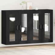 Zidni ormari 2 kom. Crni hrast 69,5 x 34 x 90 cm