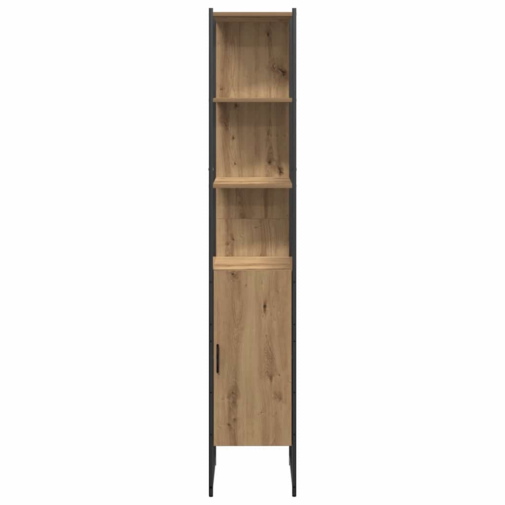 Set namještaja za kupaonicu 4 pcs Smeđa 33 x 33 x 185.5 cm