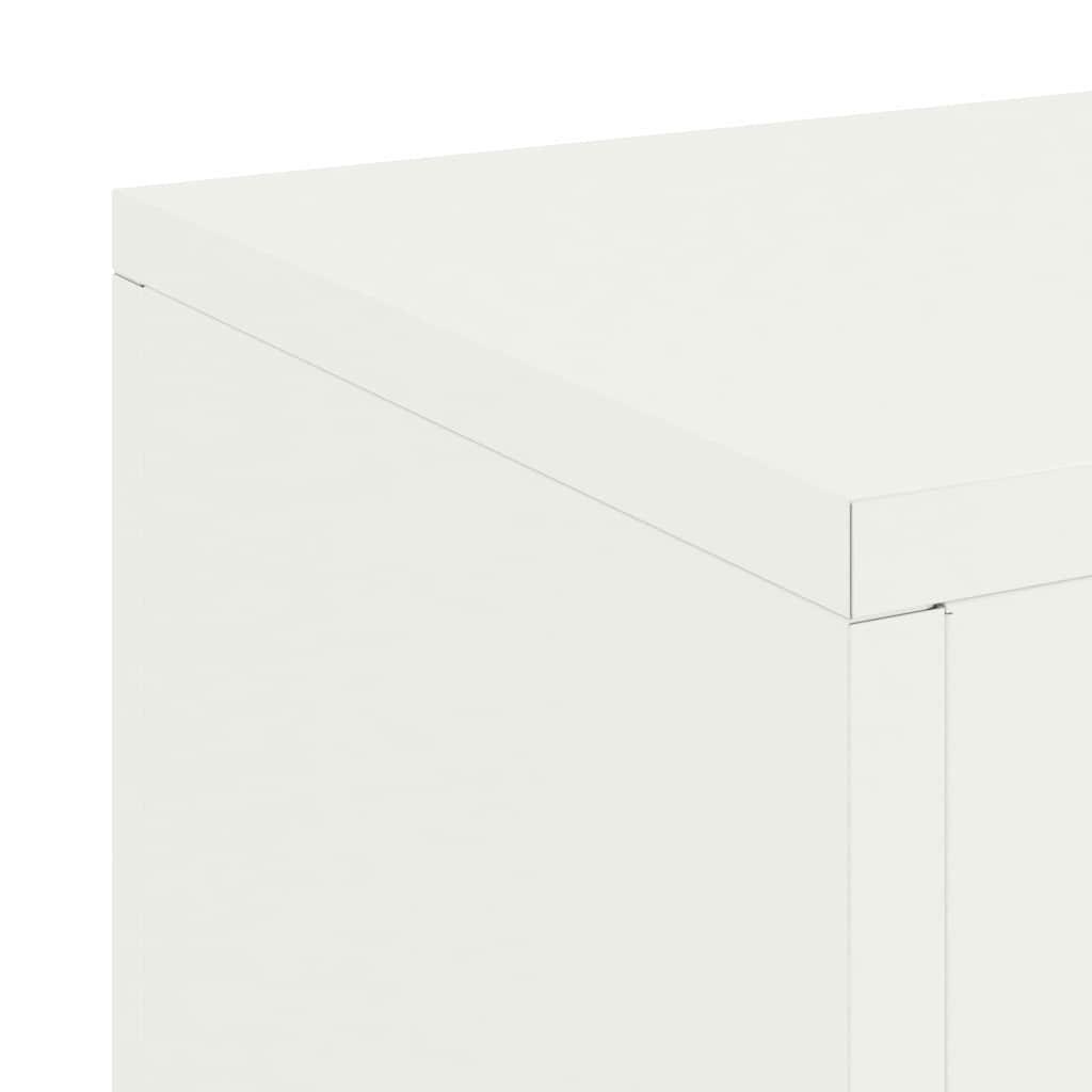 Stalak za biljke 2 pcs Bijelo 24 x 24 x 35 cm Čelik