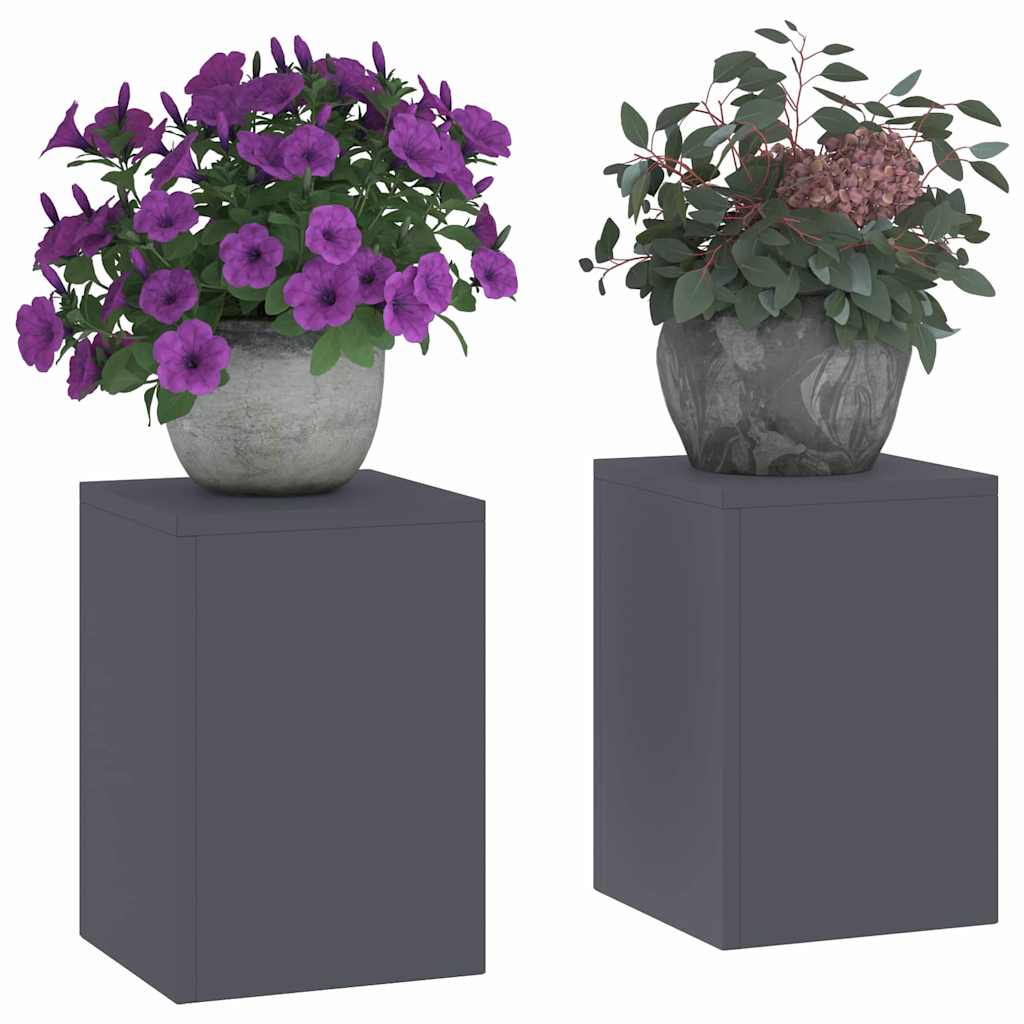 Stalak za biljke 2 pcs Antracit 24 x 24 x 35 cm Čelik