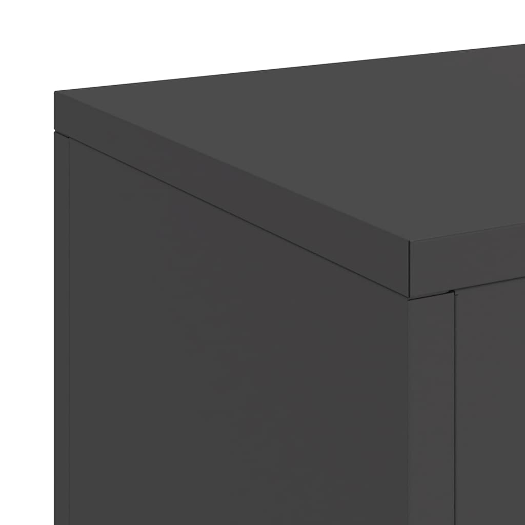 Stalak za biljke 2 pcs Crna 24 x 24 x 75 cm Čelik