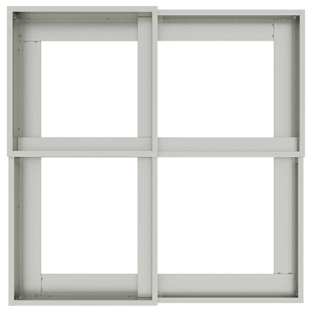 Vrtna saksija Srebrno 100 x 100 x 60 cm Pocinčani čelik