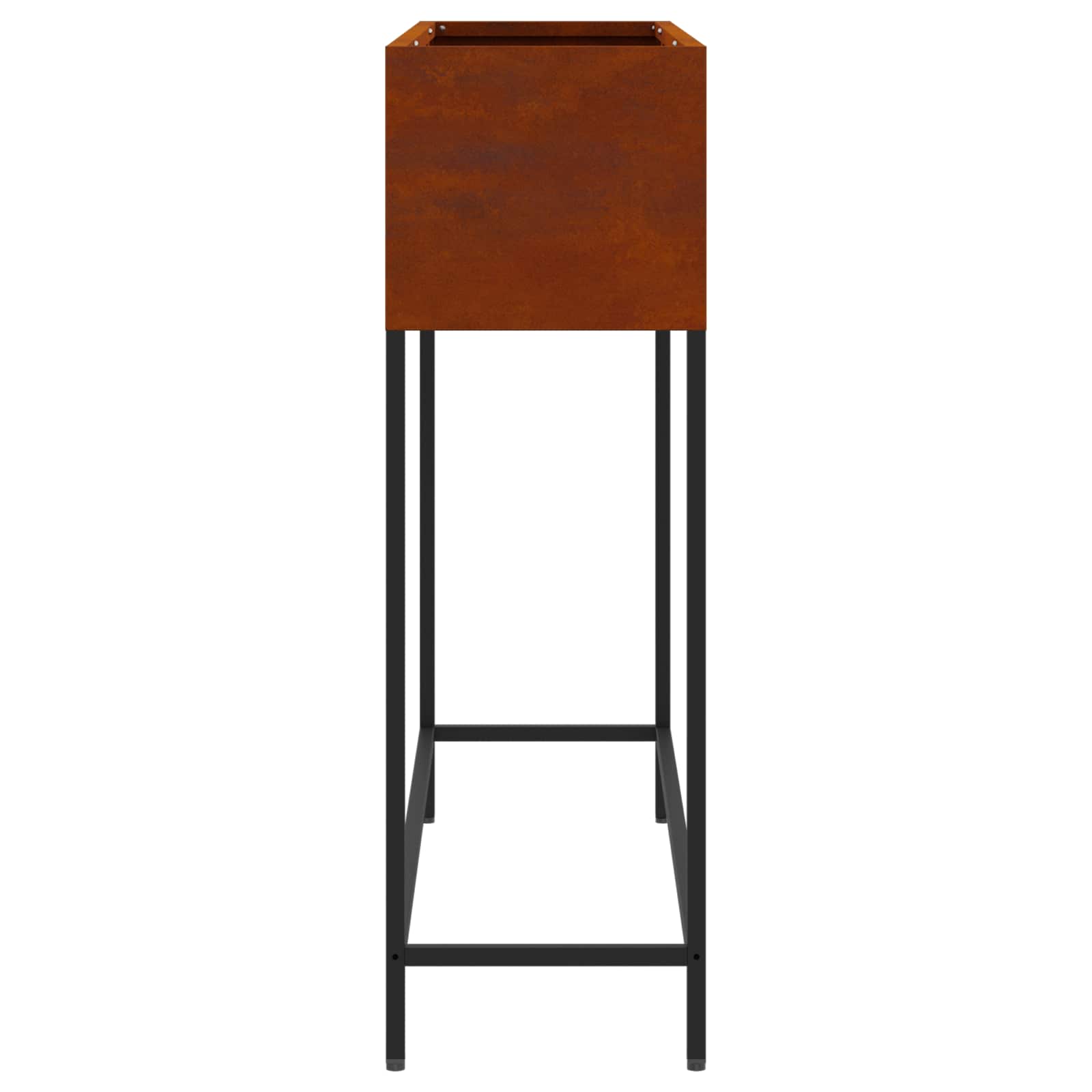 Povišeni Vrtni Planter Rđa 100 x 26 x 82 cm