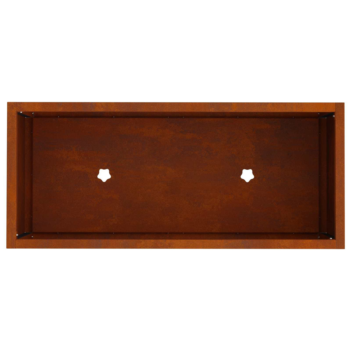 Povišeni Vrtni Planter Rđa 60 x 26 x 45 cm