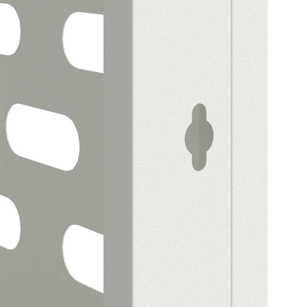 Pokrov za klima uređaj Bijelo 110 x 50 x 105 cm Čelik