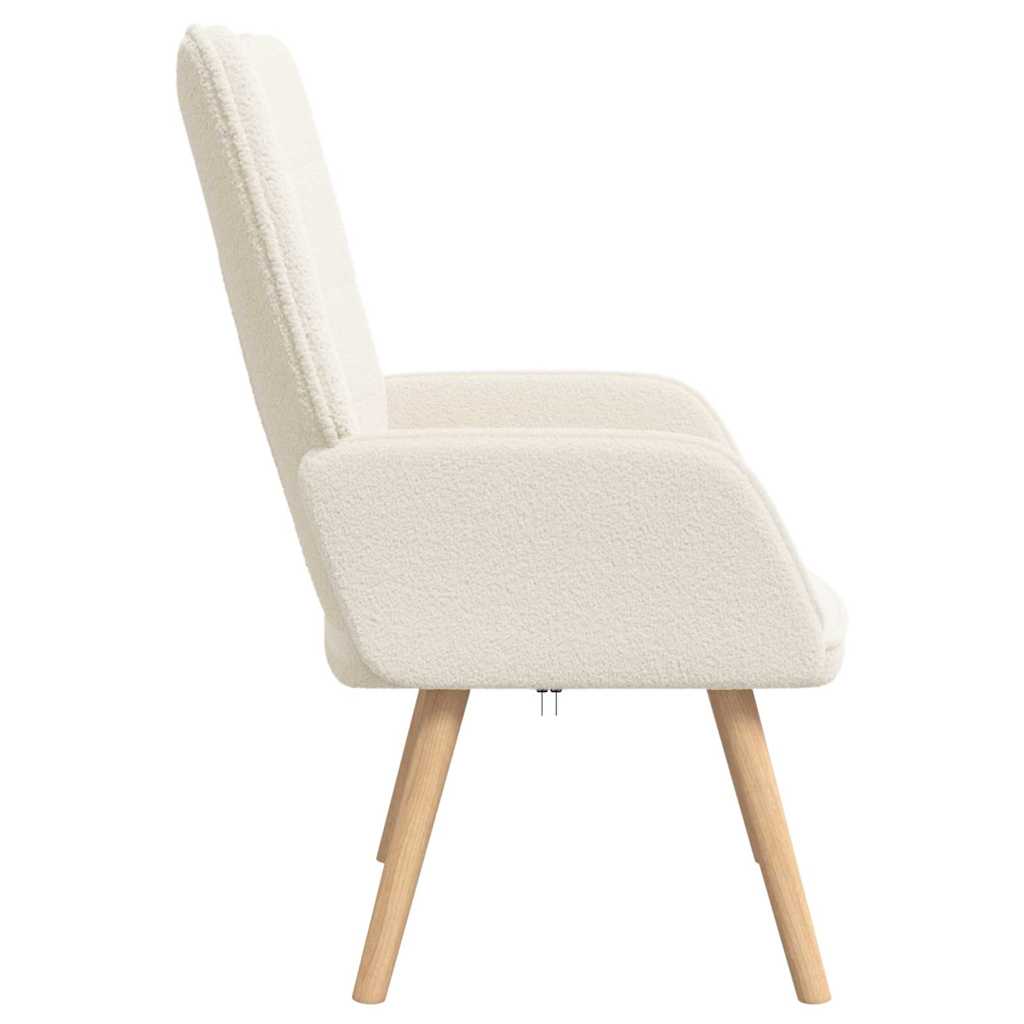 fotelja Krema 62 x 67 x 95,5 cm Sherpa Tkanina