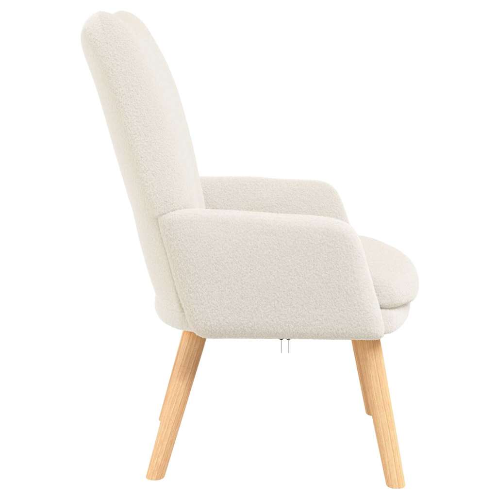 fotelja Krema 63 x 67 x 94 cm Vuna i Plywood